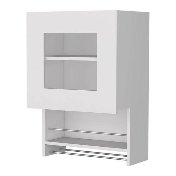 Florence Kitchen Wall Cabinet, Spice and Towel Rack