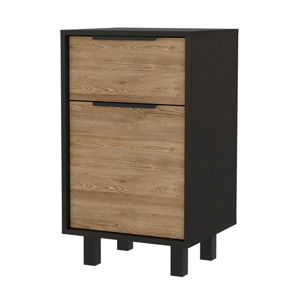 Dhaka Nightstand, One Cabinet, Superior Top, One Drawer