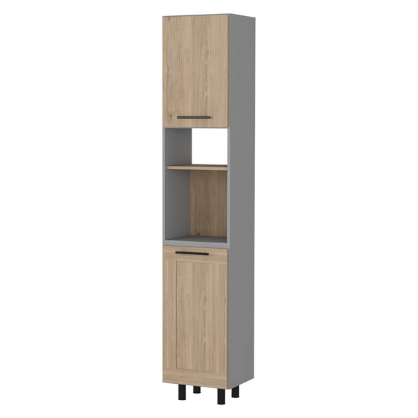 Everly Kitchen Pantry, Six Shelves, Double Door