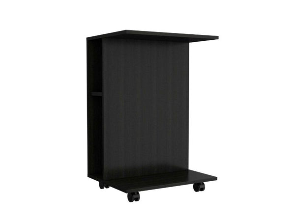Bombay Mobile Tray Table, Two Side Shelves
