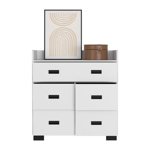 Anemone Dresser, One Double Drawer, Four Drawers