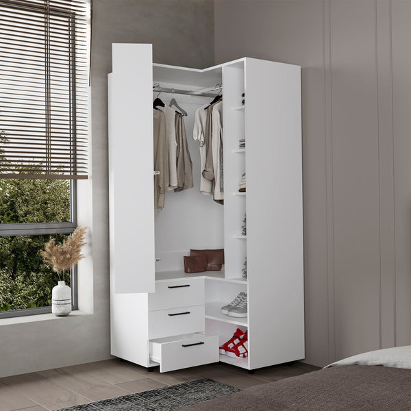 Point Armoire, White