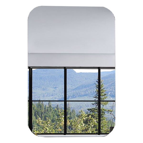 Lahaina Frameless Rectangle With Round Corners Mirror