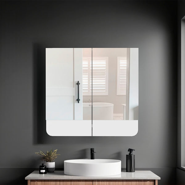 Patience Medicine Cabinet, two swing doors, three spacious shelves, modern and minimalist design, White