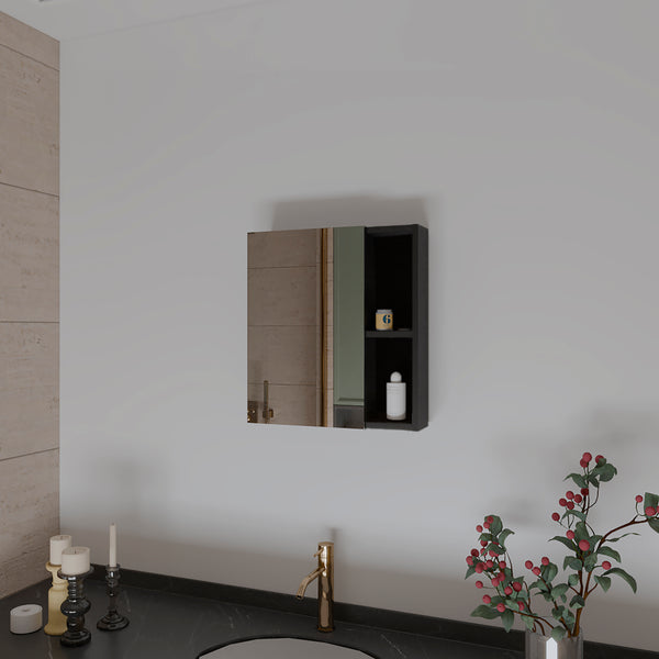 Lincoln Mirrored Medicine Cabinet, Five Interior Shelves