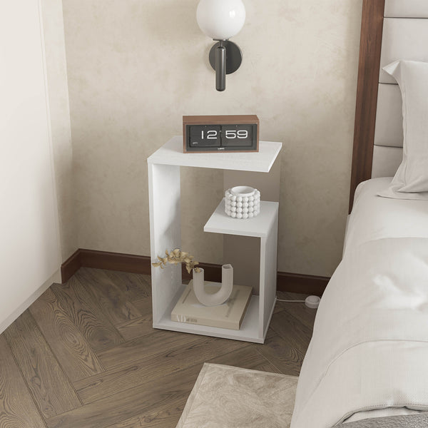 Amado Nightstand with Open Storage