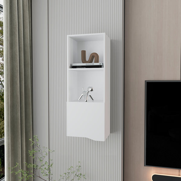 Pima Wall Cabinet in melamine with one door