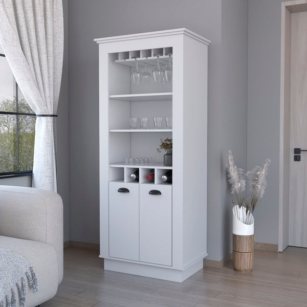 Hampton Bar Cabinet, White