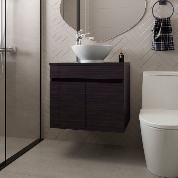 Sheridan Bathroom Vanity  with 2 Doors, Wengue