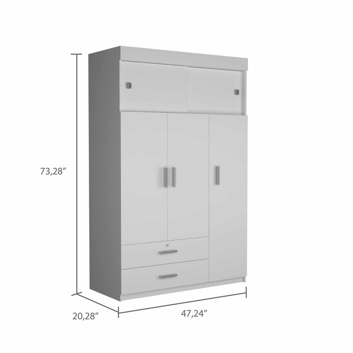 FM White Jakarta Armoire 