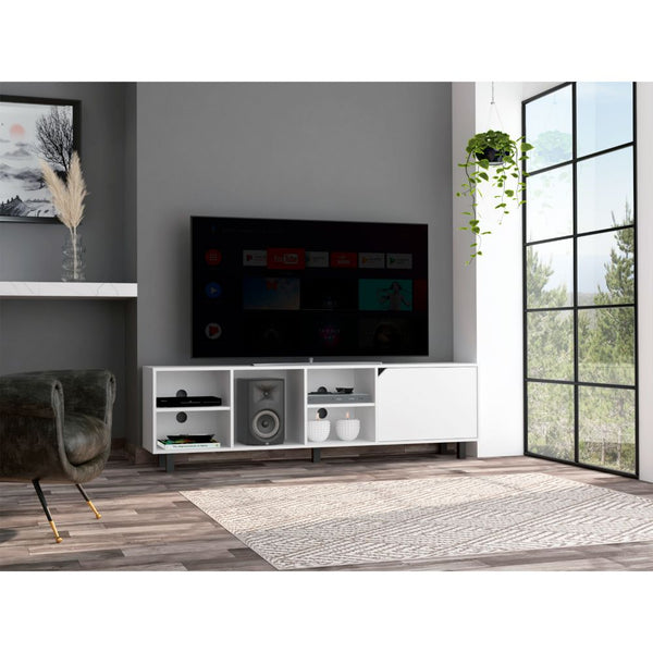 Native TV Stand for TV´s up 70", Four Open Shelves, Five Legs