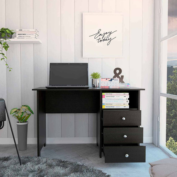 Black Wengue Computer Desk FM 