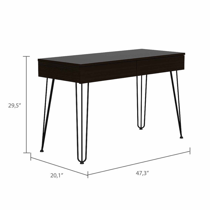 Oakland Desk FM Black Wengue 