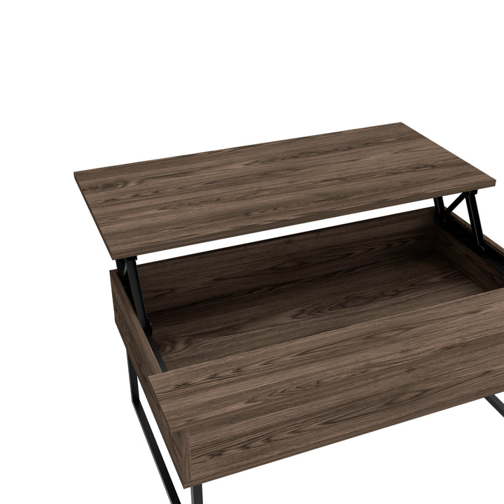 Dark Walnut FM Lift Top Coffee Table 