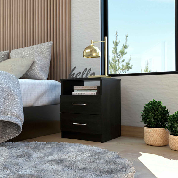 Black Oklahoma Nightstand FM