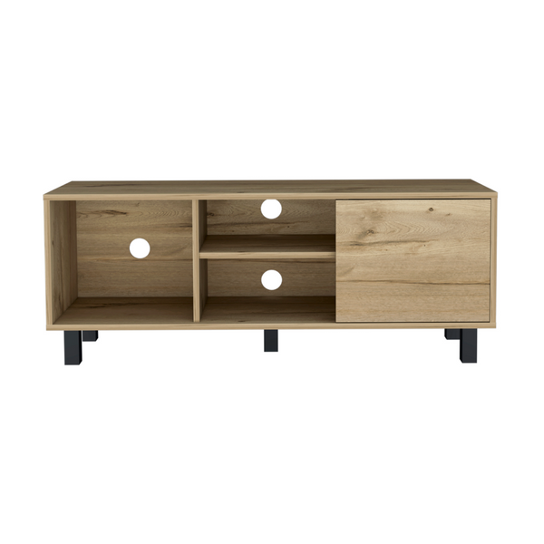 Rome TV Stand For TV´s up 43", Two Open Shelves, One Cabinet, One Big Open Shelf